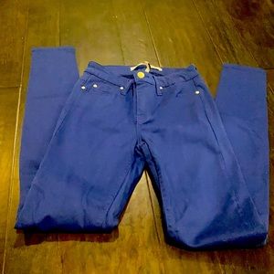 Blue Celebrity Pink Mid Rise Skinny 0/24